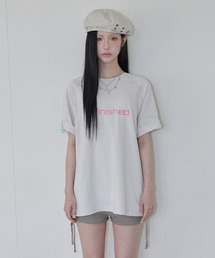 41PRAY（サイルプレイ）の「Star Mesh Raglan Tee / Pale Grey（Tシャツ/カットソー）」