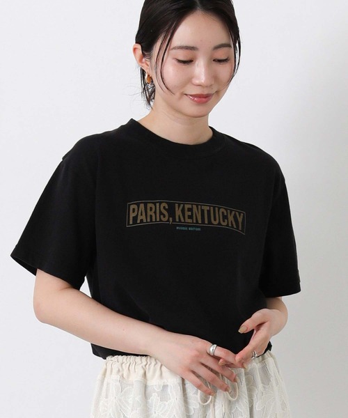 Gready Brilliant(グレディブリリアン)の「PARIS1986ロゴT(Tシャツ/カットソー・レディース・ブラック/オフホワイト・FREE)」の2枚目の写真