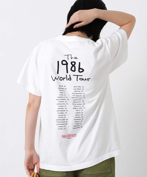 Gready Brilliant(グレディブリリアン)の「PARIS1986ロゴT(Tシャツ/カットソー・レディース・ブラック/オフホワイト・FREE)」の9枚目の写真