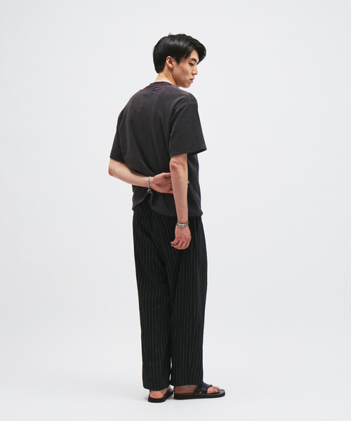 JOURNAL STANDARD（ジャーナルスタンダード）の「パイル キーネック Tシャツ（Tシャツ/カットソー・メンズ・ブラック系その他/ホワイト×ホワイト/ベージュ/オレンジ・MEDIUM/LARGE）」の19枚目の写真