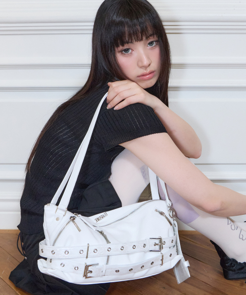LUVISTRUE（ラヴイズトゥルー）の「SY ROSE BELT SHOULDER BAG(WHITE)（ショルダーバッグ・レディース・その他・FREE）」の7枚目の写真