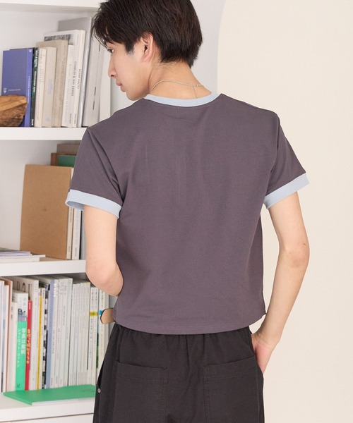 PBLIM(ページボーイリム)の「《UNISEX》ピタットリンガーT(Tシャツ/カットソー・レディース・ブラウン/チャコールグレー・FREE)」の22枚目の写真