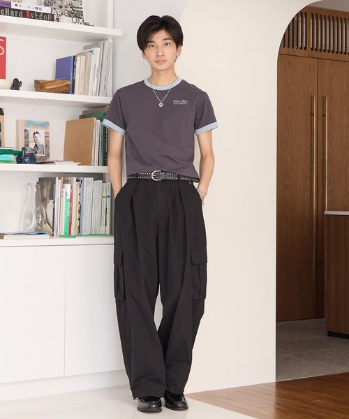 PBLIM(ページボーイリム)の「《UNISEX》ピタットリンガーT(Tシャツ/カットソー・レディース・ブラウン/チャコールグレー・FREE)」の21枚目の写真