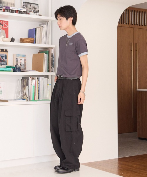 PBLIM(ページボーイリム)の「《UNISEX》ピタットリンガーT(Tシャツ/カットソー・レディース・ブラウン/チャコールグレー・FREE)」の20枚目の写真