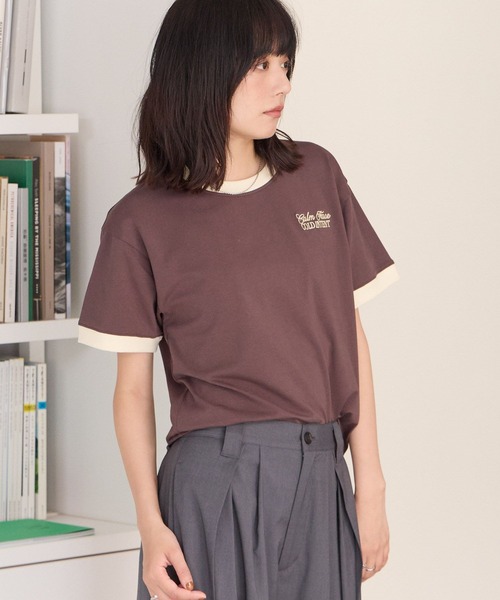 PBLIM(ページボーイリム)の「《UNISEX》ピタットリンガーT(Tシャツ/カットソー・レディース・ブラウン/チャコールグレー・FREE)」の16枚目の写真