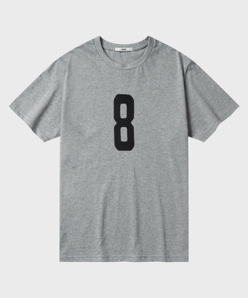 LEIRE（ルアール）の「ヴィンテージナンバープリンティングTシャツ[グレー]（Tシャツ/カットソー・メンズ・その他・LARGE/X-LARGE/MEDIUM）」の3枚目の写真