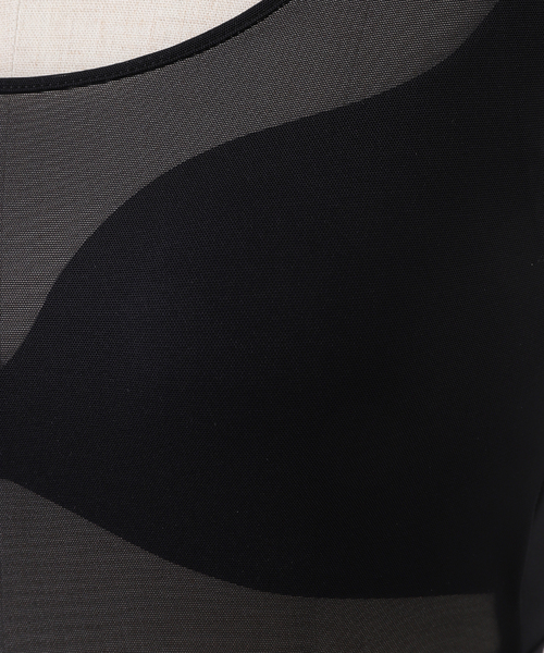 NICENICE MOMENT（ナイスナイスモーメント）の「《追加》NICENICE MOMENT ナイスナイスモーメント MESH ブラ タンク NMM3-25S-012（その他アンダーウェア/インナー・レディース・ブラック/アイボリー・MEDIUM/SMALL）」の12枚目の写真