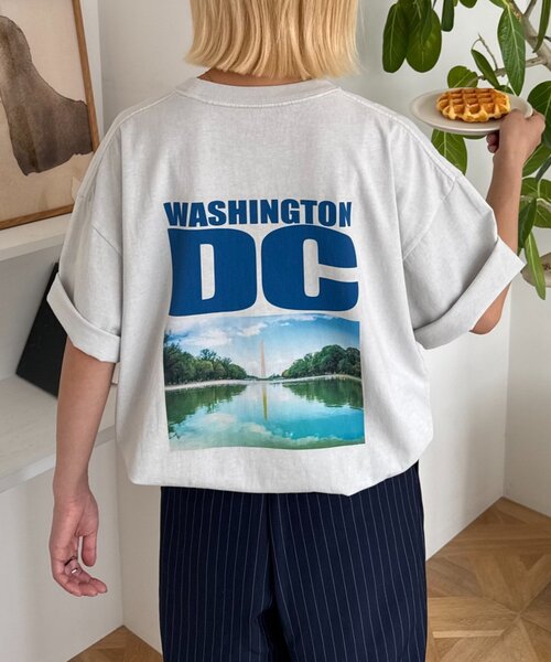 CIAOPANIC TYPY(チャオパニックティピー)の「【ユニセックス】フォトロゴTEE(Tシャツ/カットソー・レディース・ホワイト/チャコールグレー/グレー・LARGE/MEDIUM)」の3枚目の写真