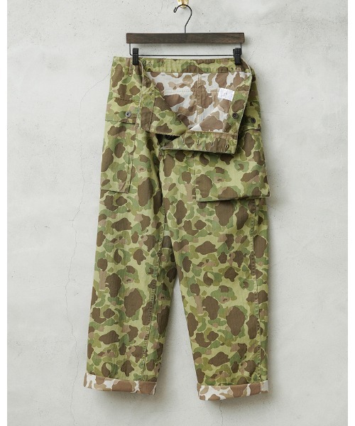 WAIPER.inc（ワイパーインク）の「WAIPER.inc 米軍 1940's U.S.M.C. P-44 HBT モンキーパンツ ダックハンターカモ【WP1146】（カーゴパンツ・メンズ・カモフラージュ・XXL/XL/L/M）」の3枚目の写真