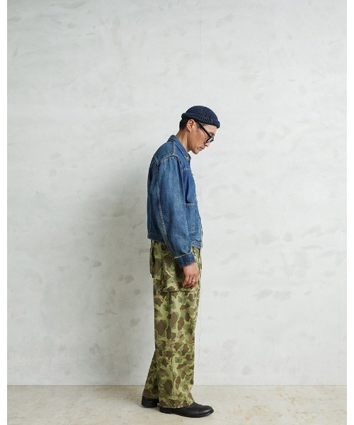 WAIPER.inc（ワイパーインク）の「WAIPER.inc 米軍 1940's U.S.M.C. P-44 HBT モンキーパンツ ダックハンターカモ【WP1146】（カーゴパンツ・メンズ・カモフラージュ・XXL/XL/L/M）」の6枚目の写真