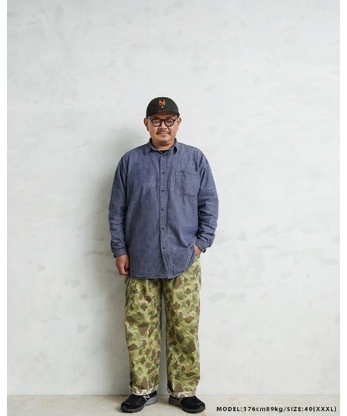 WAIPER.inc（ワイパーインク）の「WAIPER.inc 米軍 1940's U.S.M.C. P-44 HBT モンキーパンツ ダックハンターカモ【WP1146】（カーゴパンツ・メンズ・カモフラージュ・XXL/XL/L/M）」の13枚目の写真