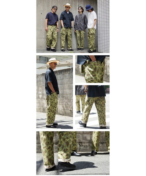 WAIPER.inc（ワイパーインク）の「WAIPER.inc 米軍 1940's U.S.M.C. P-44 HBT モンキーパンツ ダックハンターカモ【WP1146】（カーゴパンツ・メンズ・カモフラージュ・XXL/XL/L/M）」の16枚目の写真