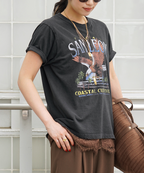 GOOD ROCK SPEED(グッドロックスピード)の「【GOOD ROCK SPEED】追加TEXAS eagle Tsh(Tシャツ/カットソー・レディース・ブラック系その他・FREE)」の1枚目の写真
