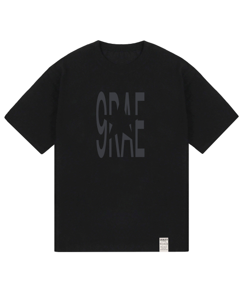 GRAVER（グレーバー）の「[ユニセックス]9RAE STAR 半袖Tシャツ_4カラー（Tシャツ/カットソー・レディース・イエロー/ホワイト/ホワイト×ピンク/スカイブルー/ライム/ブラック・X-SMALL/SMALL/MEDIUM/LARGE）」の17枚目の写真