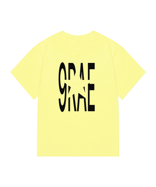 GRAVER（グレーバー）の「[ユニセックス]9RAE STAR 半袖Tシャツ_4カラー（Tシャツ/カットソー・レディース・イエロー/ホワイト/ホワイト×ピンク/スカイブルー/ライム/ブラック・X-SMALL/SMALL/MEDIUM/LARGE）」の20枚目の写真