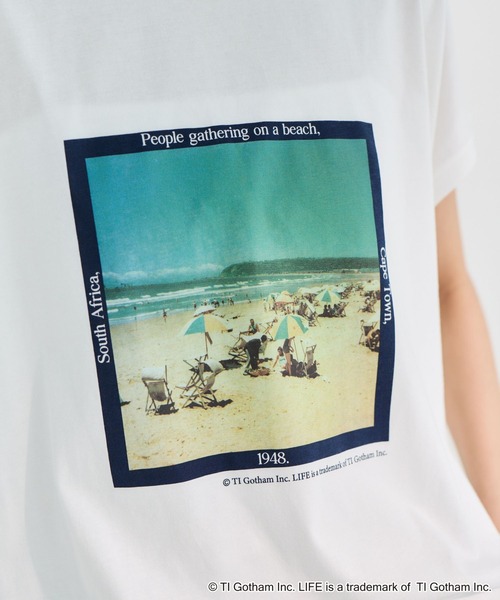 BARNYARDSTORM(バンヤードストーム)の「【別注】LIFE PICTURE COLLECTION / BEACH フォトT【布施さえさんYouTube紹介アイテム】(Tシャツ/カットソー・レディース・ホワイト・FREE)」の5枚目の写真