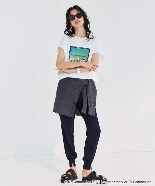 BARNYARDSTORM(バンヤードストーム)の「【別注】LIFE PICTURE COLLECTION / BEACH フォトT【布施さえさんYouTube紹介アイテム】(Tシャツ/カットソー・レディース・ホワイト・FREE)」の6枚目の写真
