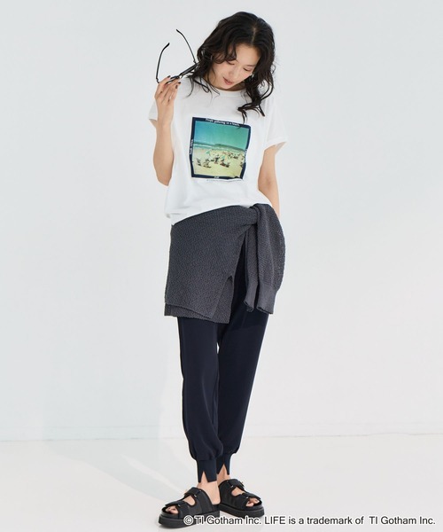 BARNYARDSTORM(バンヤードストーム)の「【別注】LIFE PICTURE COLLECTION / BEACH フォトT【布施さえさんYouTube紹介アイテム】(Tシャツ/カットソー・レディース・ホワイト・FREE)」の7枚目の写真