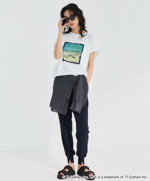 BARNYARDSTORM(バンヤードストーム)の「【別注】LIFE PICTURE COLLECTION / BEACH フォトT【布施さえさんYouTube紹介アイテム】(Tシャツ/カットソー・レディース・ホワイト・FREE)」の9枚目の写真