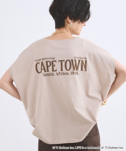 BARNYARDSTORM（バンヤードストーム）の「【別注】LIFE PICTURE COLLECTION / BEACH フォトT（Tシャツ/カットソー・レディース・ホワイト/ベージュ・FREE）」の14枚目の写真