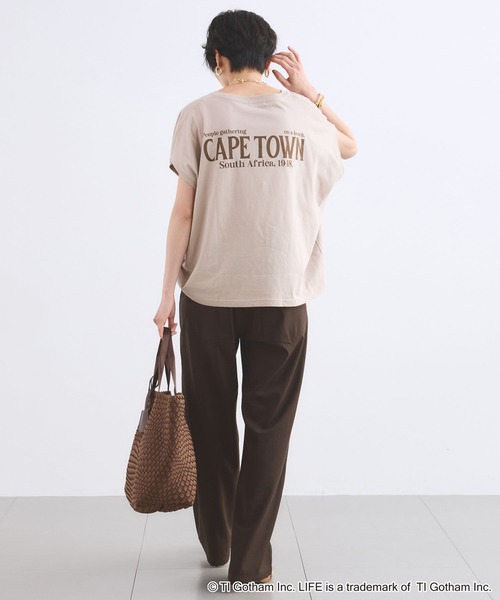 BARNYARDSTORM（バンヤードストーム）の「【別注】LIFE PICTURE COLLECTION / BEACH フォトT（Tシャツ/カットソー・レディース・ホワイト/ベージュ・FREE）」の16枚目の写真