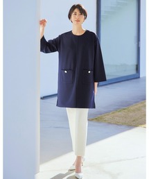 ストレッチツイル・ポケット付きチュニック