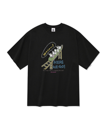 ウィゴー 半袖Tシャツ ブラック