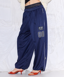 PATCH MESH PANTS [NAVY]
