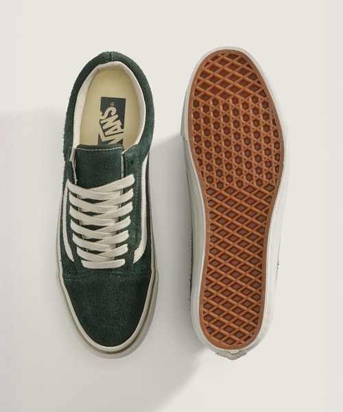VANS(バンズ)の「VANS PREMIUM オールドスクール シャギースエード / LX Old Skool SHAG SUEDE KELP VN000D9JKEL1(スニーカー・メンズ・ダークグリーン・7.5/7/6/12/10.5/9.5/8)」の3枚目の写真