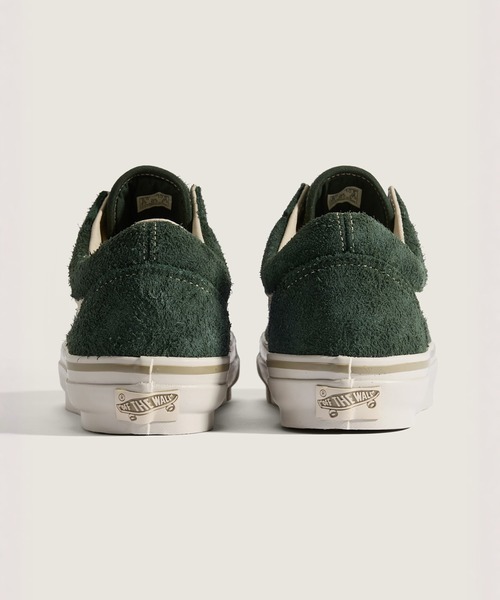 VANS(バンズ)の「VANS PREMIUM オールドスクール シャギースエード / LX Old Skool SHAG SUEDE KELP VN000D9JKEL1(スニーカー・メンズ・ダークグリーン・7.5/7/6/12/10.5/9.5/8)」の4枚目の写真