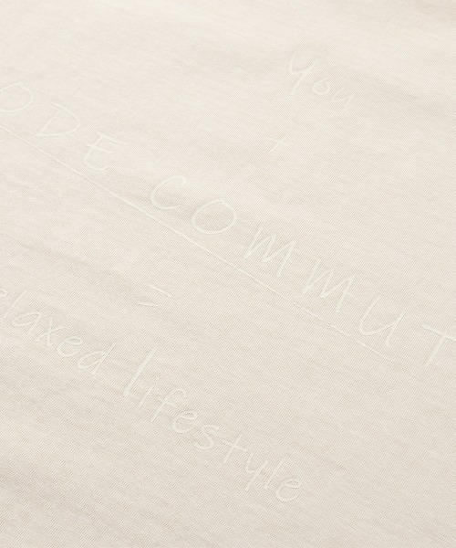 MODE COMMUTER(モードコミューター)の「Washed Jersey Crew Neck T-Shirt(Tシャツ/カットソー・メンズ・ベージュ/ブラウン・SMALL/MEDIUM/LARGE)」の11枚目の写真