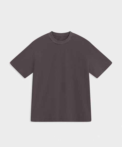 MODE COMMUTER(モードコミューター)の「Washed Jersey Crew Neck T-Shirt(Tシャツ/カットソー・メンズ・ベージュ/ブラウン・SMALL/MEDIUM/LARGE)」の3枚目の写真