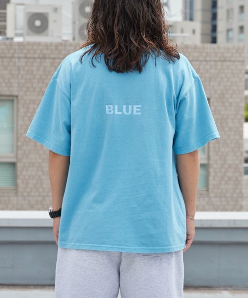 ALOHA BLUE(アロハブルー)の「ALOHA BLUE / アロハブルー ピグメントダイ ロゴプリントTシャツ 半袖Tシャツ クルーネック メンズ 秋 秋服 2026年秋冬(Tシャツ/カットソー・メンズ・ブルー・S/M/L/XL)」の20枚目の写真