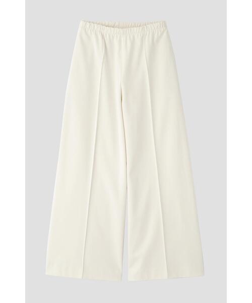 YLEVE(イレーヴ)の「YLEVE / BONDED JERSEY TROUSERS(その他パンツ・レディース・ブラック/ホワイト/ネイビー・1/2/0)」の1枚目の写真