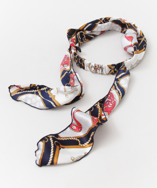 URBAN RESEARCH Sonny Label（アーバンリサーチサニーレーベル）の「Sonny Label 2WAYスカーフターバン（その他ヘアアクセサリー・レディース・オレンジ/ネイビー/グリーン・ONE）」の11枚目の写真