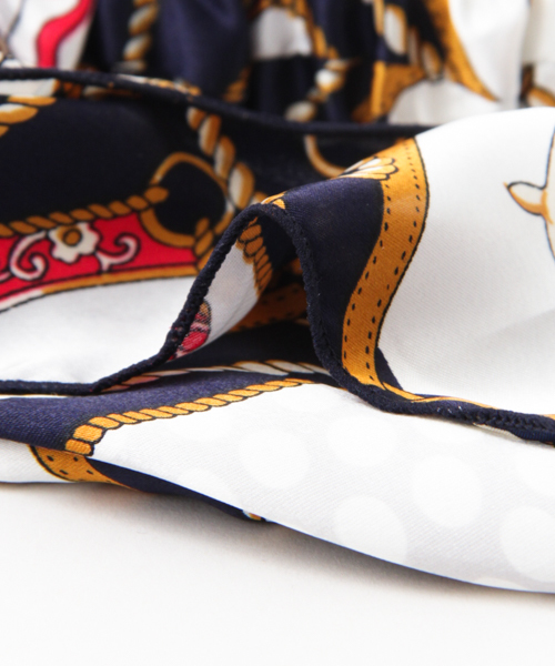 URBAN RESEARCH Sonny Label（アーバンリサーチサニーレーベル）の「Sonny Label 2WAYスカーフターバン（その他ヘアアクセサリー・レディース・オレンジ/ネイビー/グリーン・ONE）」の12枚目の写真