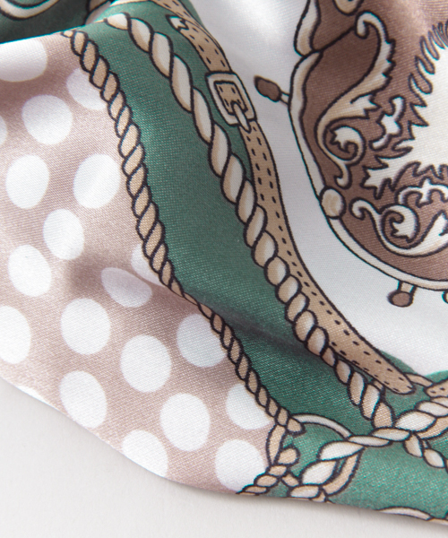 URBAN RESEARCH Sonny Label（アーバンリサーチサニーレーベル）の「Sonny Label 2WAYスカーフターバン（その他ヘアアクセサリー・レディース・オレンジ/ネイビー/グリーン・ONE）」の13枚目の写真