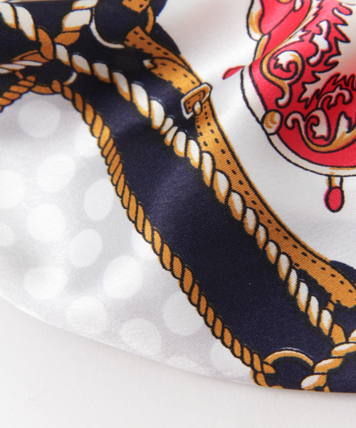 URBAN RESEARCH Sonny Label（アーバンリサーチサニーレーベル）の「Sonny Label 2WAYスカーフターバン（その他ヘアアクセサリー・レディース・オレンジ/ネイビー/グリーン・ONE）」の15枚目の写真