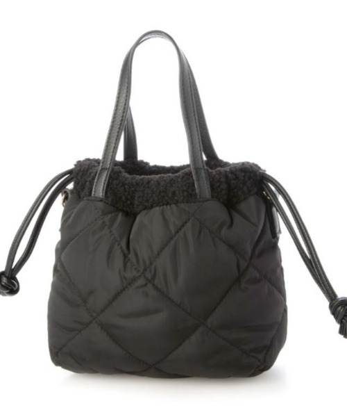 CACHELLIE(カシェリエ)の「QUILTING x BOA リバーシブル 2WAY SHOULDER(ショルダーバッグ・レディース・ブラック/グレー/アイボリー/グレイッシュベージュ・FREE)」の22枚目の写真
