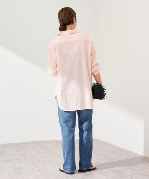 FRAMeWORK(フレームワーク)の「PAYDAY×HOWIECLOTHING×FRAMeWORK HALF ZIP シャツ(シャツ/ブラウス・レディース・アイボリー/ピンク/カーキ・FREE)」の13枚目の写真