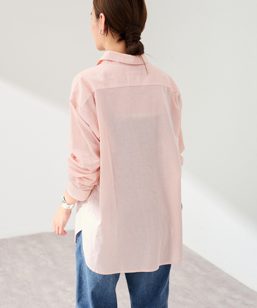 FRAMeWORK(フレームワーク)の「PAYDAY×HOWIECLOTHING×FRAMeWORK HALF ZIP シャツ(シャツ/ブラウス・レディース・アイボリー/ピンク/カーキ・FREE)」の17枚目の写真