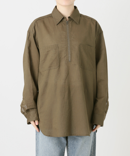 FRAMeWORK(フレームワーク)の「PAYDAY×HOWIECLOTHING×FRAMeWORK HALF ZIP シャツ(シャツ/ブラウス・レディース・アイボリー/ピンク/カーキ・FREE)」の20枚目の写真