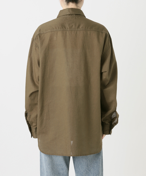 FRAMeWORK(フレームワーク)の「PAYDAY×HOWIECLOTHING×FRAMeWORK HALF ZIP シャツ(シャツ/ブラウス・レディース・アイボリー/ピンク/カーキ・FREE)」の22枚目の写真