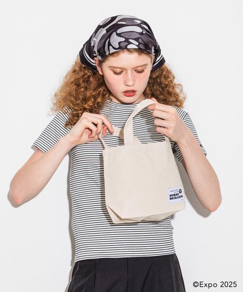 Collaboration URBAN RESEARCH(コラボレーションアーバンリサーチ)の「EXPO2025 LUNCH BAG(トートバッグ・レディース・オフホワイト/ブラック・ONE)」の4枚目の写真