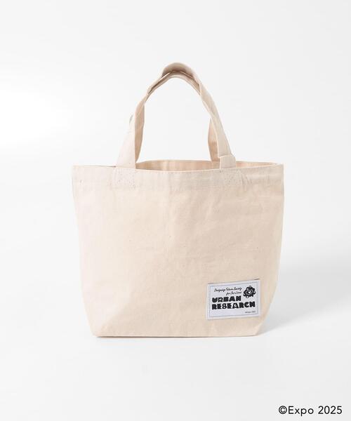 Collaboration URBAN RESEARCH(コラボレーションアーバンリサーチ)の「EXPO2025 LUNCH BAG(トートバッグ・レディース・オフホワイト/ブラック・ONE)」の6枚目の写真