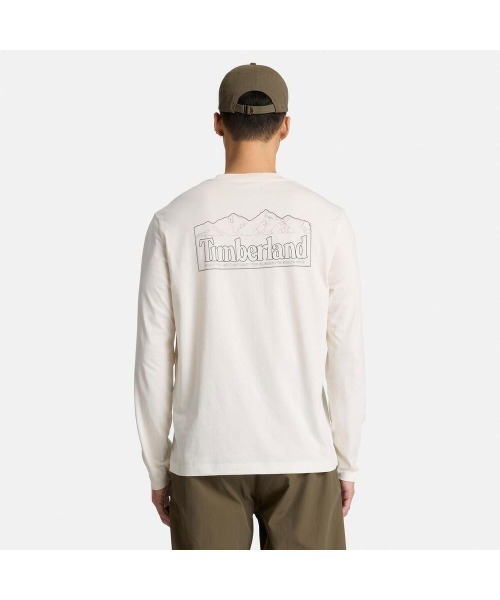 Timberland(ティンバーランド)の「長袖 グラフィック Tシャツ メンズ(Tシャツ/カットソー・メンズ・ライトホワイト・LARGE/XX-LARGE/X-LARGE/MEDIUM)」の3枚目の写真