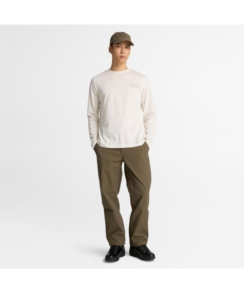 Timberland(ティンバーランド)の「長袖 グラフィック Tシャツ メンズ(Tシャツ/カットソー・メンズ・ライトホワイト・LARGE/XX-LARGE/X-LARGE/MEDIUM)」の2枚目の写真