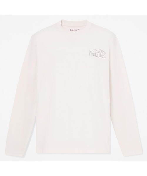 Timberland(ティンバーランド)の「長袖 グラフィック Tシャツ メンズ(Tシャツ/カットソー・メンズ・ライトホワイト・LARGE/XX-LARGE/X-LARGE/MEDIUM)」の4枚目の写真