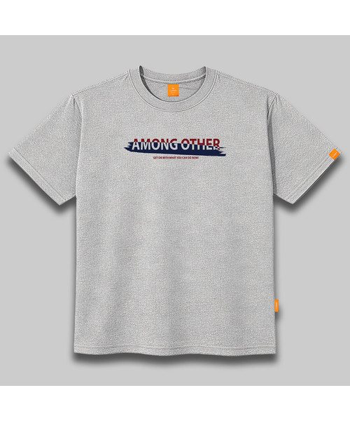 LLAMO（エラモ）の「アモングオザーズ 半袖Tシャツ 男女共用 ビッグサイズ（Tシャツ/カットソー・メンズ・ダークインディゴブルー/グレー/ホワイト/ピンク・2XL/LARGE/3XL/X-LARGE/4XL/MEDIUM/SMALL）」の2枚目の写真