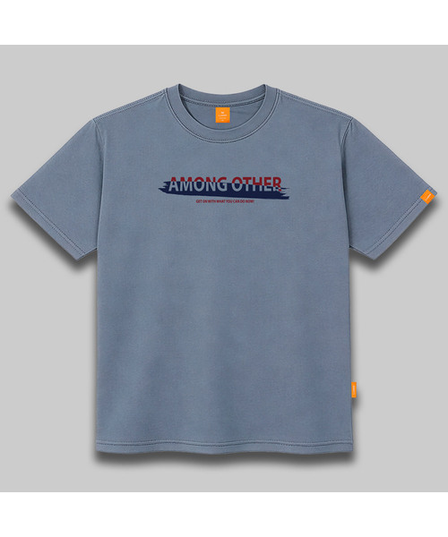 LLAMO（エラモ）の「アモングオザーズ 半袖Tシャツ 男女共用 ビッグサイズ（Tシャツ/カットソー・メンズ・ダークインディゴブルー/グレー/ホワイト/ピンク・2XL/LARGE/3XL/X-LARGE/4XL/MEDIUM/SMALL）」の3枚目の写真